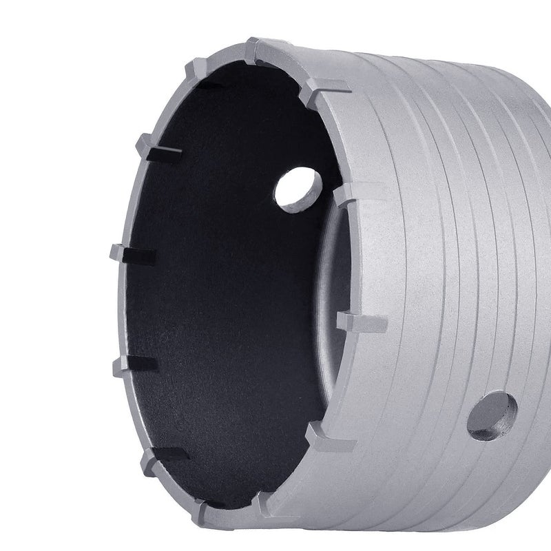GUICGOC 100mm / 4 inch Concrete Hole Saw with 250mm SDS Plus Shank Connecting Rod Cement Hole Saw for Cement Brick Concrete Stone Wall (100mm (4 inch)) - Image 5